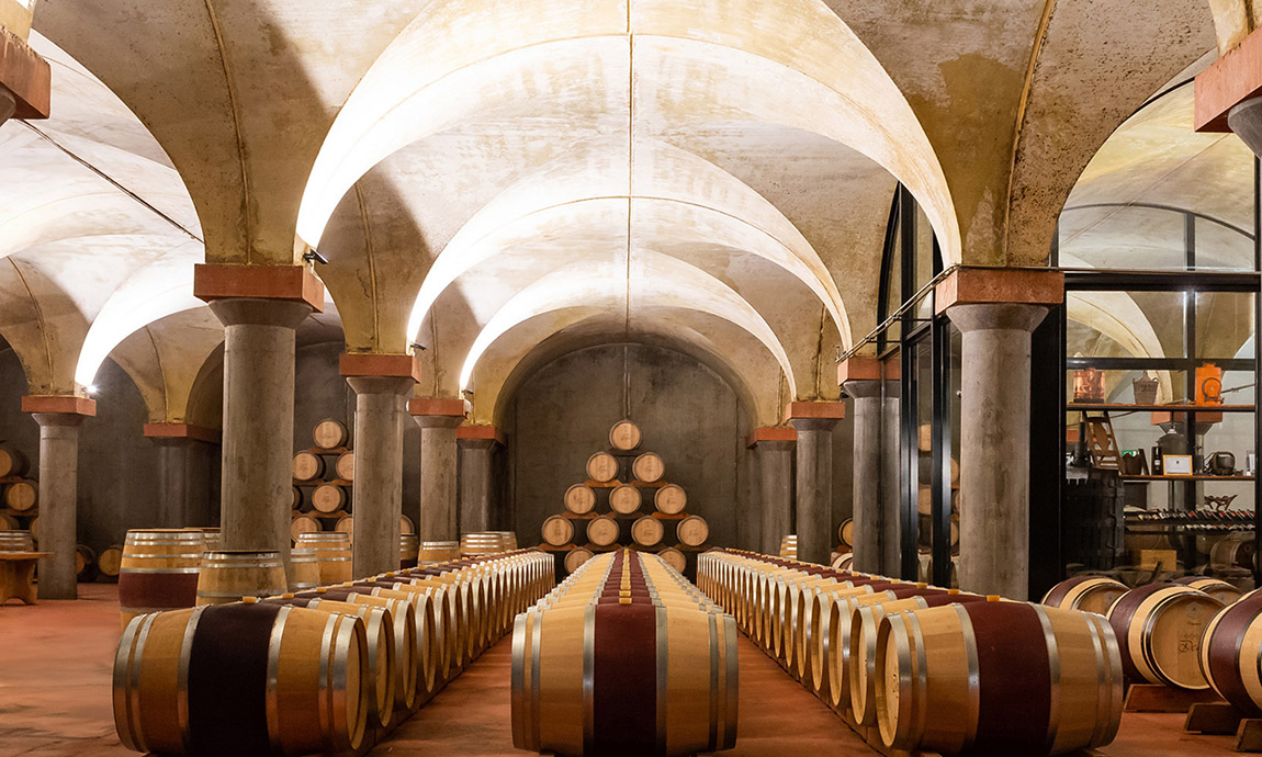 Delea's wine cellar. Photo: DELEA Angelo SA | Ticino: The taste of tradition