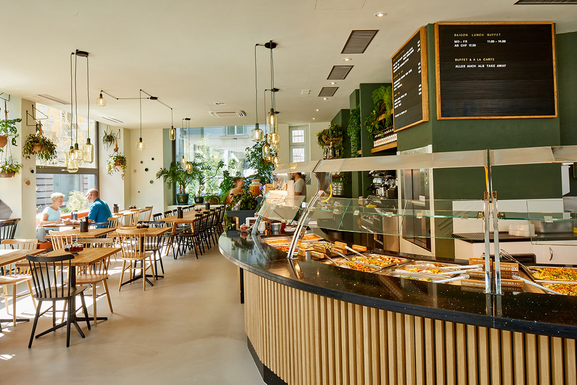 Buffet in the Saigon. | Saigon meets Zurich: Diverse, modern, and surprising