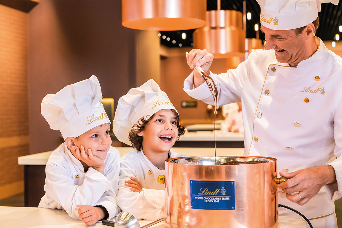 Swiss chocolate excellence at a glance: Lindt Home of Chocolate