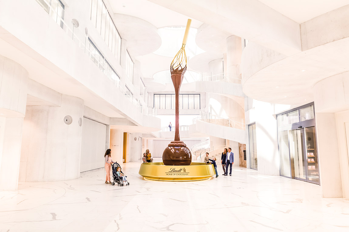 Swiss chocolate excellence at a glance: Lindt Home of Chocolate