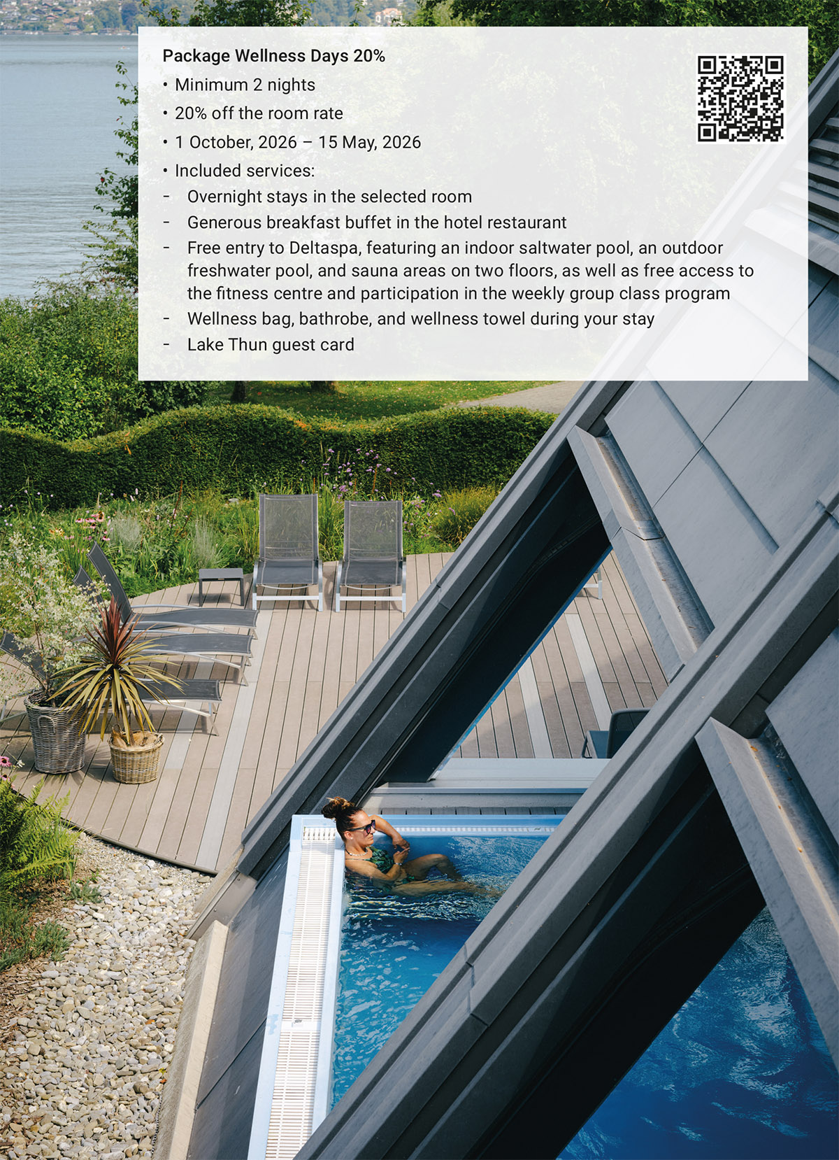 DELTAPARK VITALRESORT: Relaxation and wellness on Lake Thun