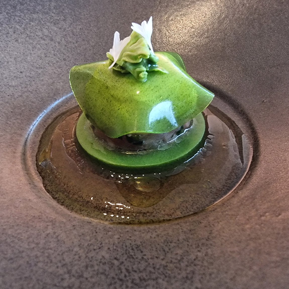 Fine dining dessert at Gotthardt's by Yannick Noack. Photo: Wibke Carter | A weekend at the Confluence: Koblenz