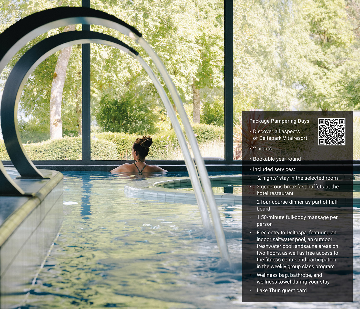 DELTAPARK VITALRESORT: Relaxation and wellness on Lake Thun