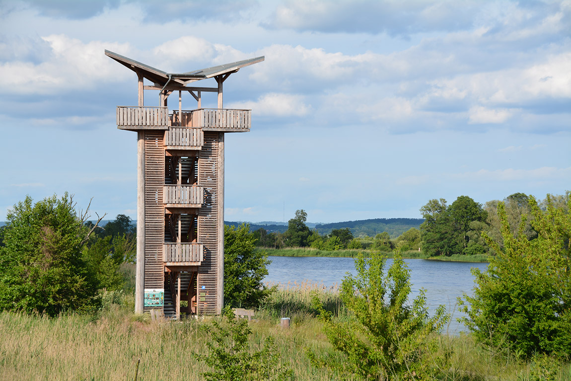 Observation deck in Mescherin. Photo: Anja Warning/TMU GmbH | Uckermark: Amidst tranquil lakes, vast landscapes, and vibrant culture