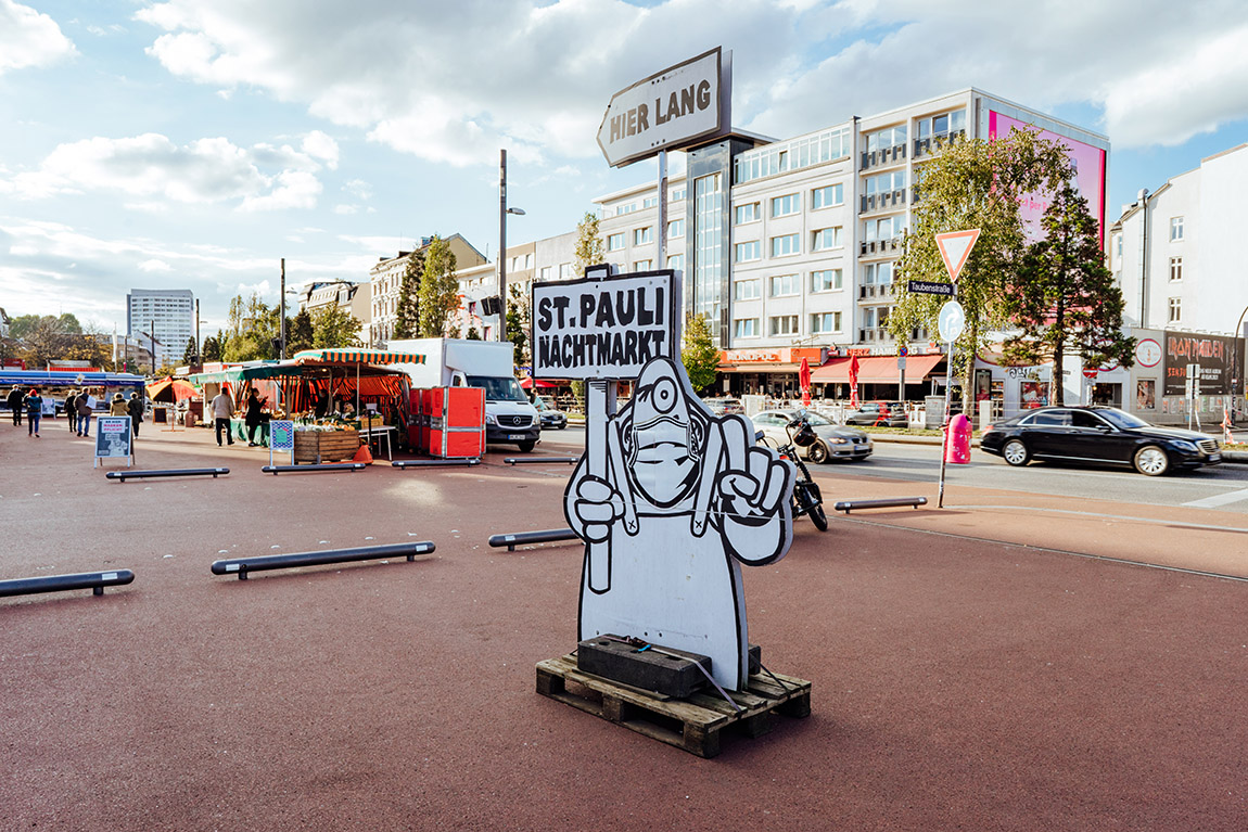 St. Pauli Nachtmarkt 1-Mediaserver Hamburg. Photo: Lisa Knauer | 400 years of the Reeperbahn: Hamburg's most famous street
