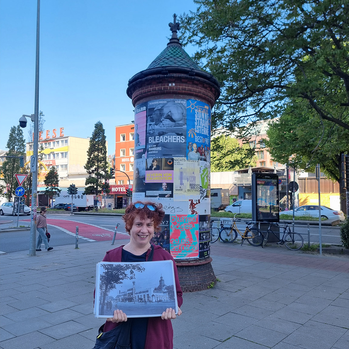 Tour guide Eva Decker. Photo: Wibke Carter | 400 years of the Reeperbahn: Hamburg's most famous street