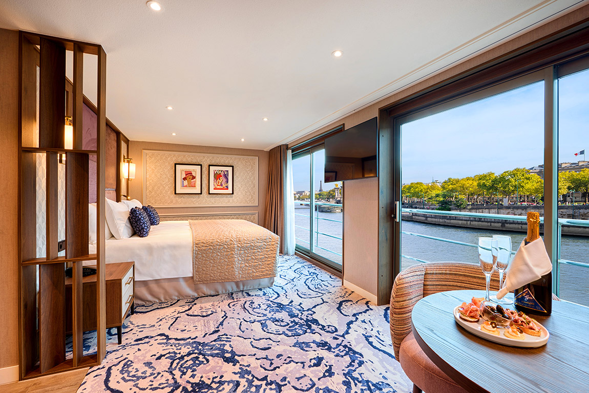 The suites are up to 30 square metres in size. | VIVA Cruises: The boutique hotel on the river